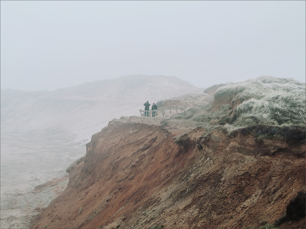 Nebel am Morsumer Kliff