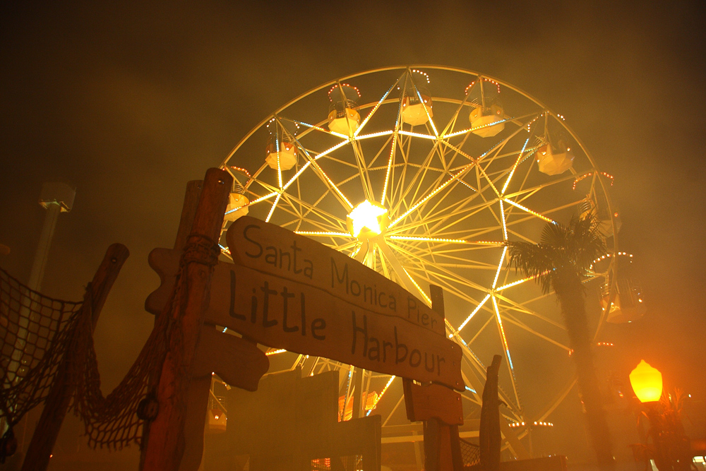 Nebel am Pier