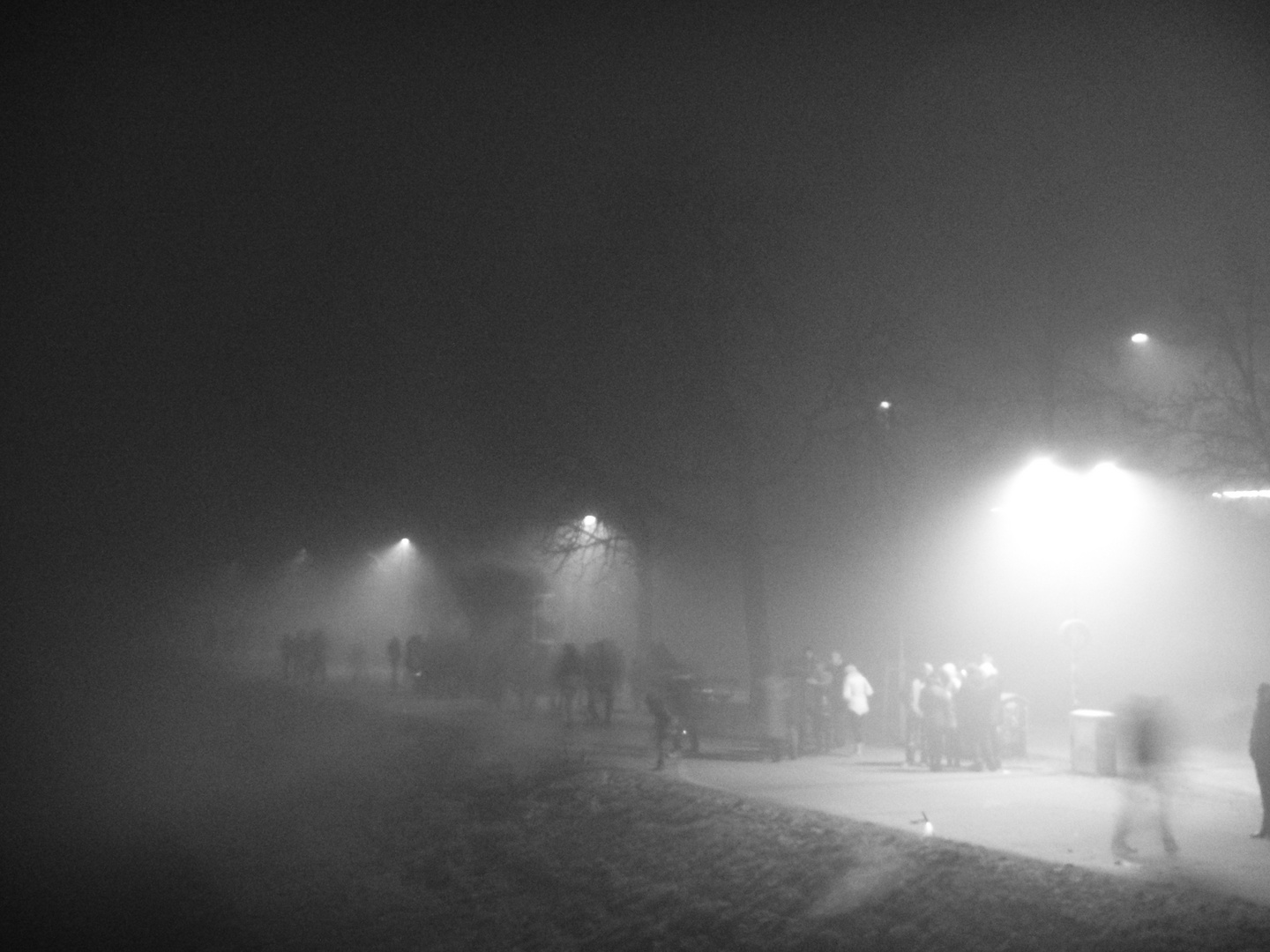 Nebel am Silvesterabend