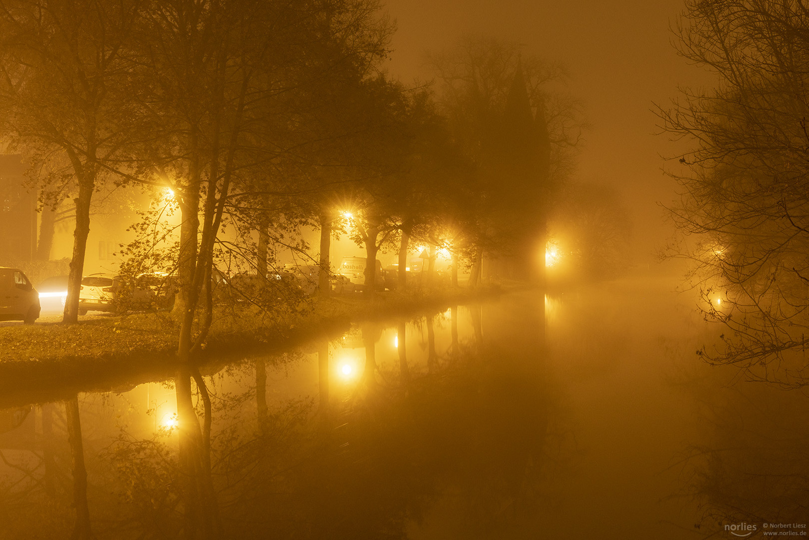 Nebel am Stadtgraben