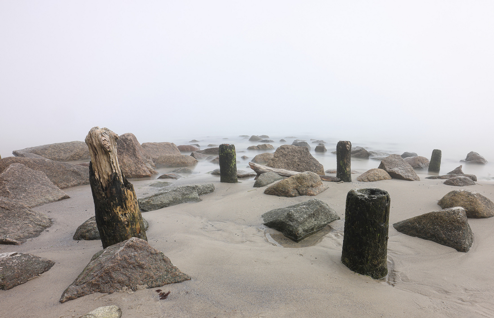 Nebel am Strand