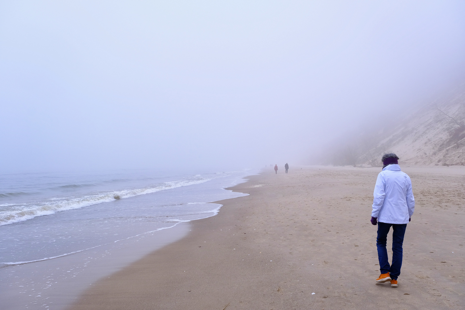 Nebel am Strand