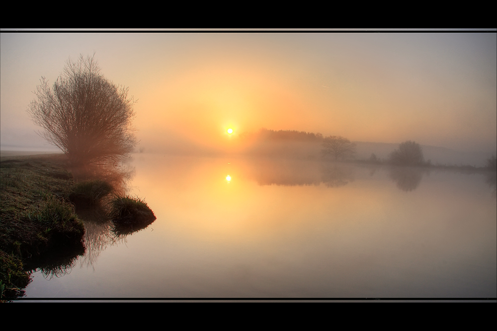 Nebel am Ufer