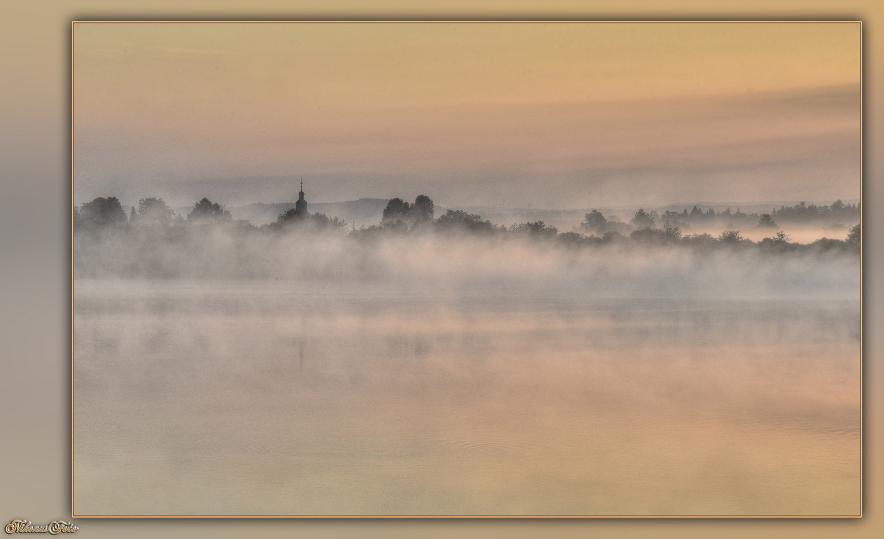 Nebel am unterer Knappensee