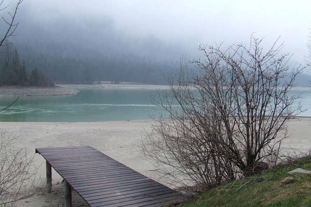 Nebel am Walchensee