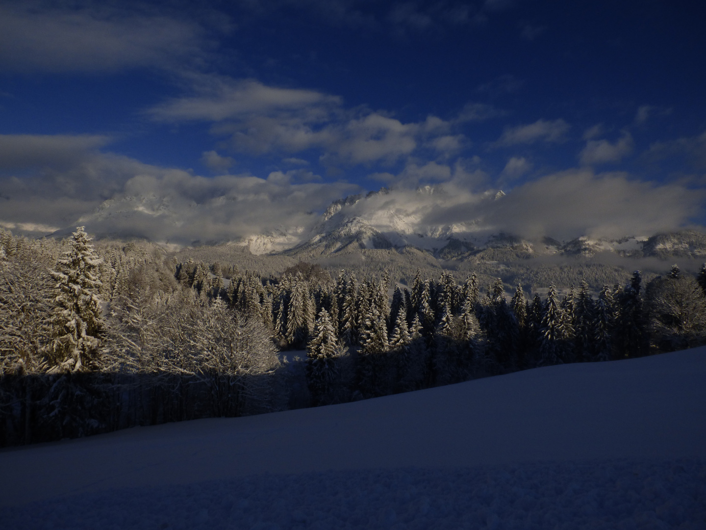 Nebel am Wilden Kaiser