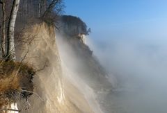 Nebel an den Kreidefelsen