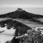 Nebel an der Burg Hohenzollern