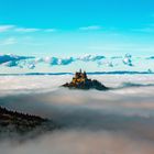 Nebel an der Burg Hohenzollern