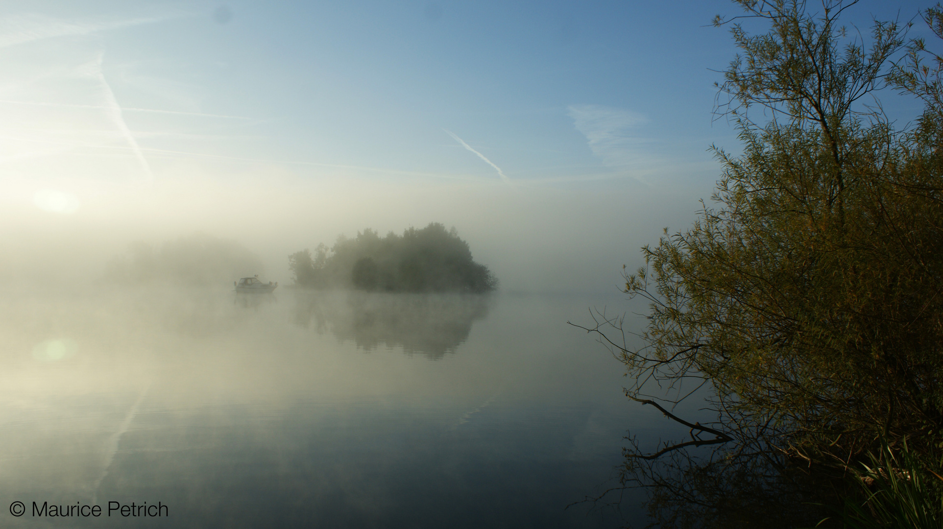 Nebel an der Dove Elbe