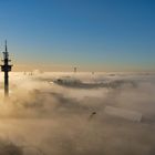 Nebel an der Wesermündung