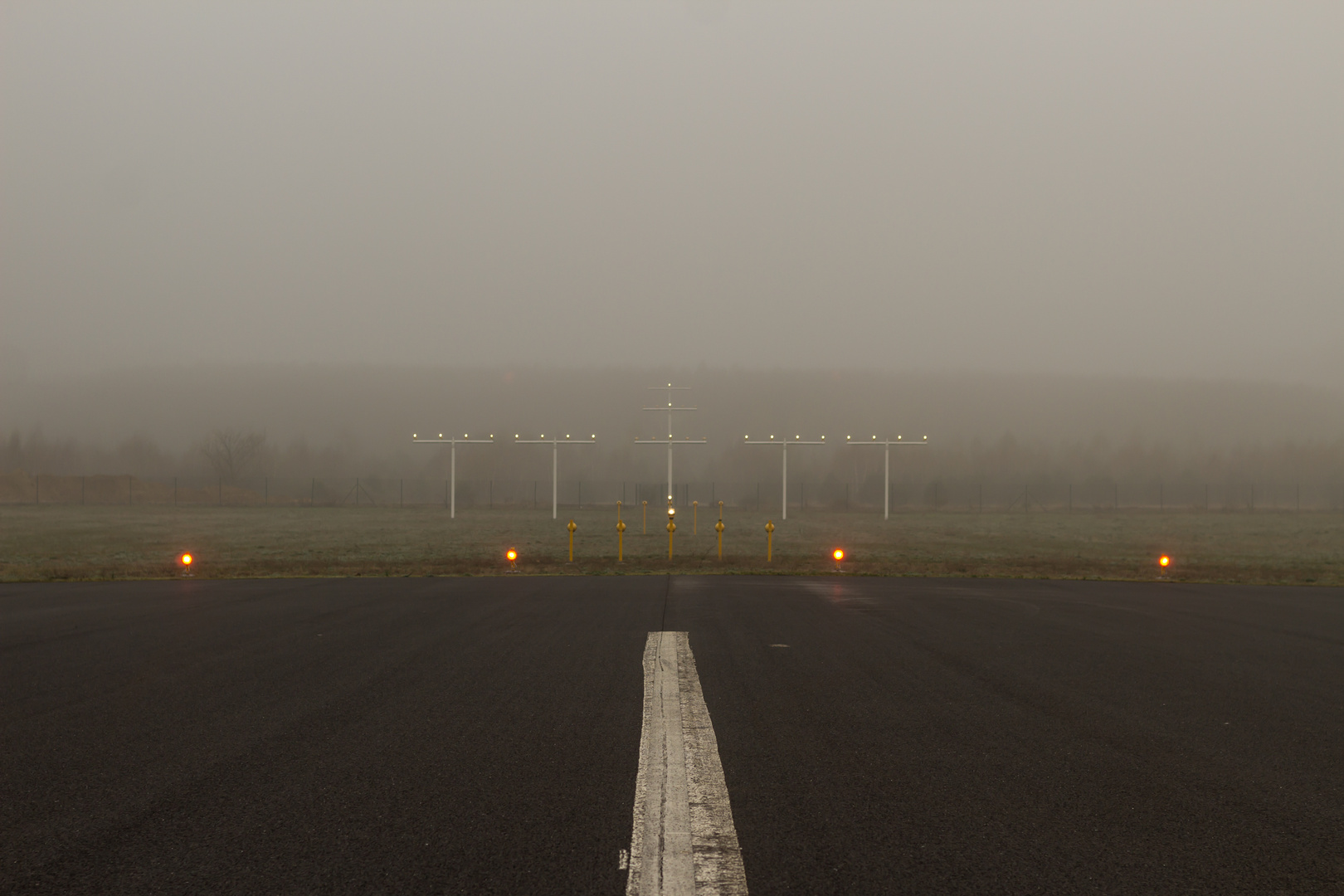 Nebel - Anflugbefeuerung EDAZ/Schönhagen