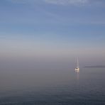 Nebel auf dem Greifswalder Bodden