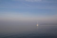 Nebel auf dem Greifswalder Bodden