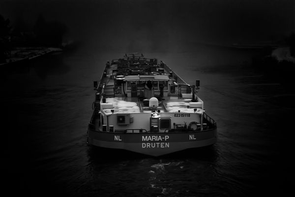 Nebel auf dem Mittellandkanal