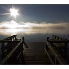 Nebel auf dem Ratzeburger See