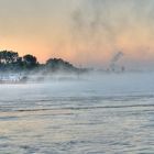 Nebel auf dem Rhein