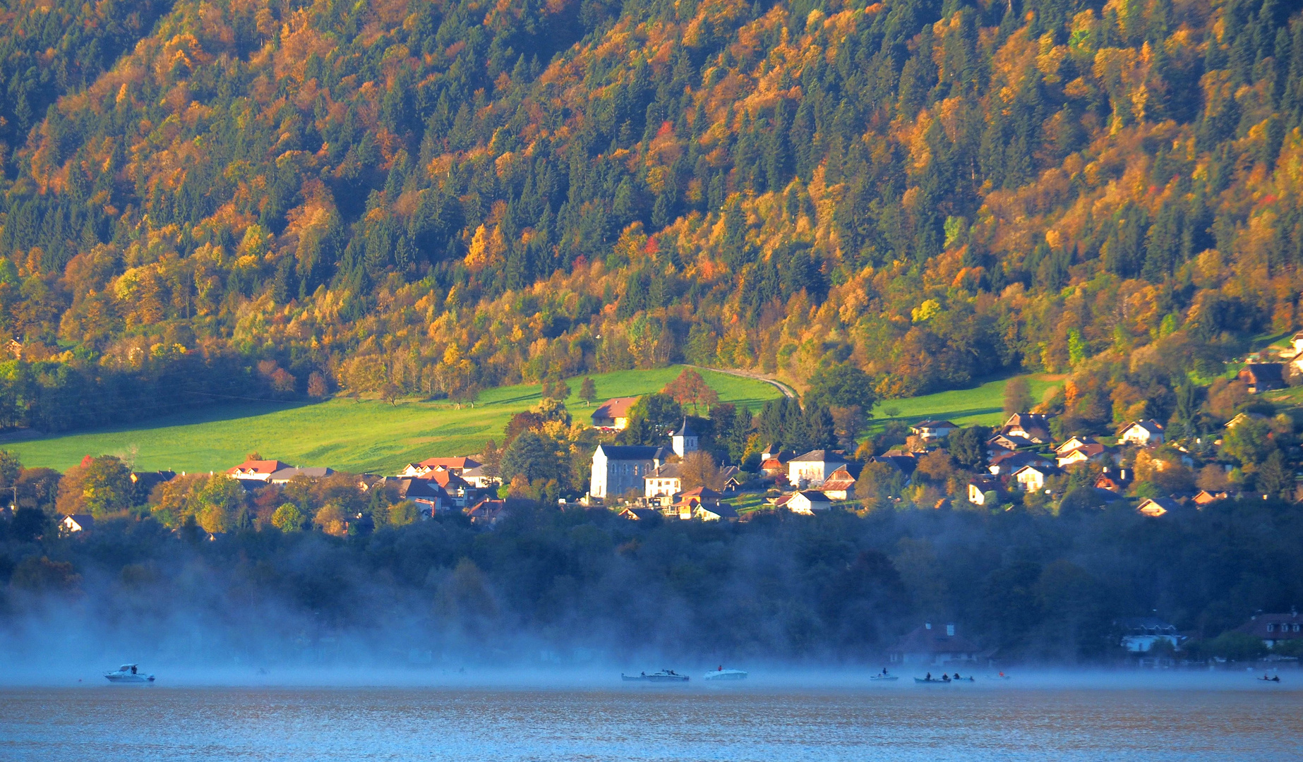 Nebel auf dem See