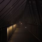 Nebel auf der Brücke