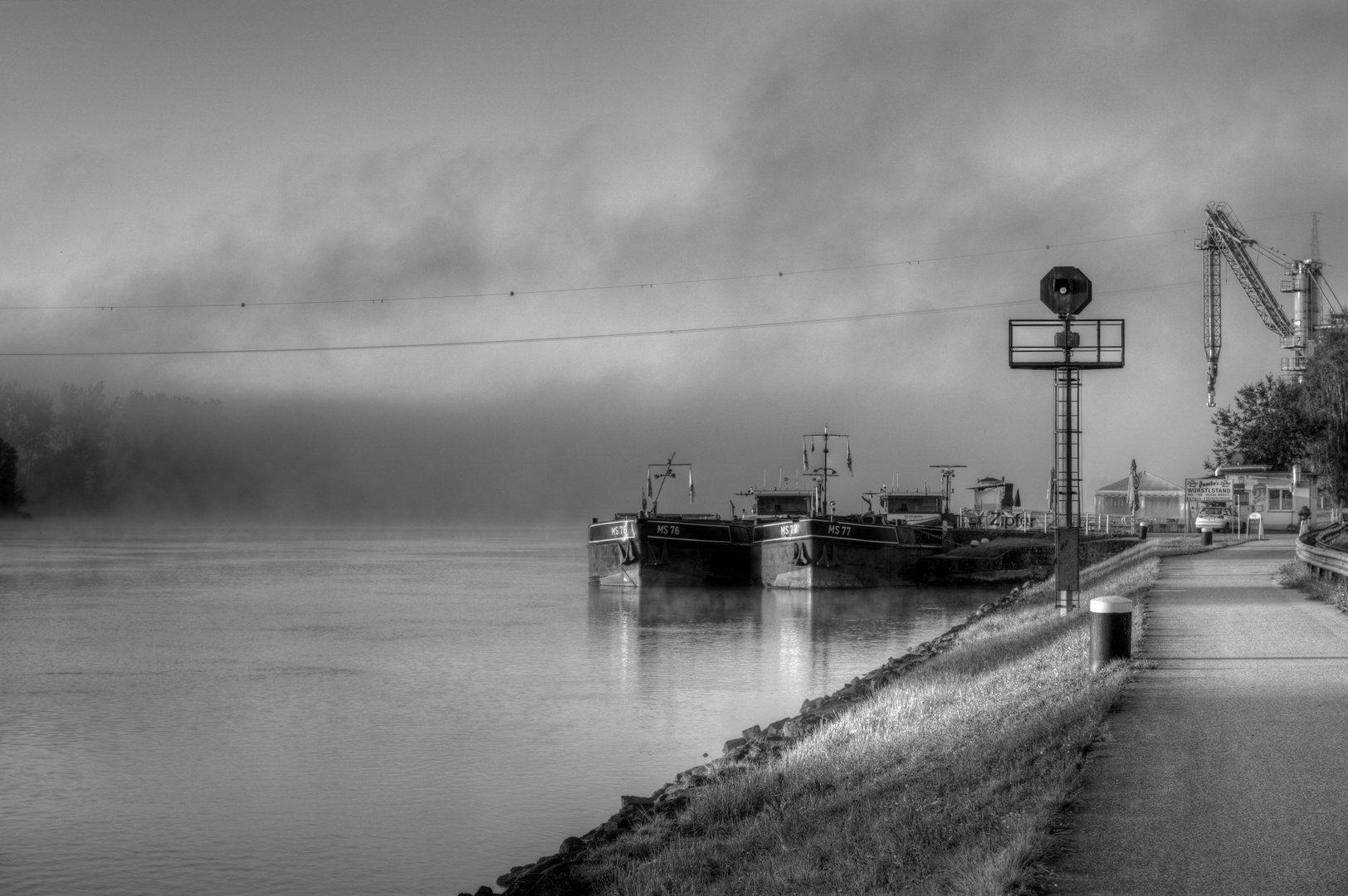 Nebel auf der Donau