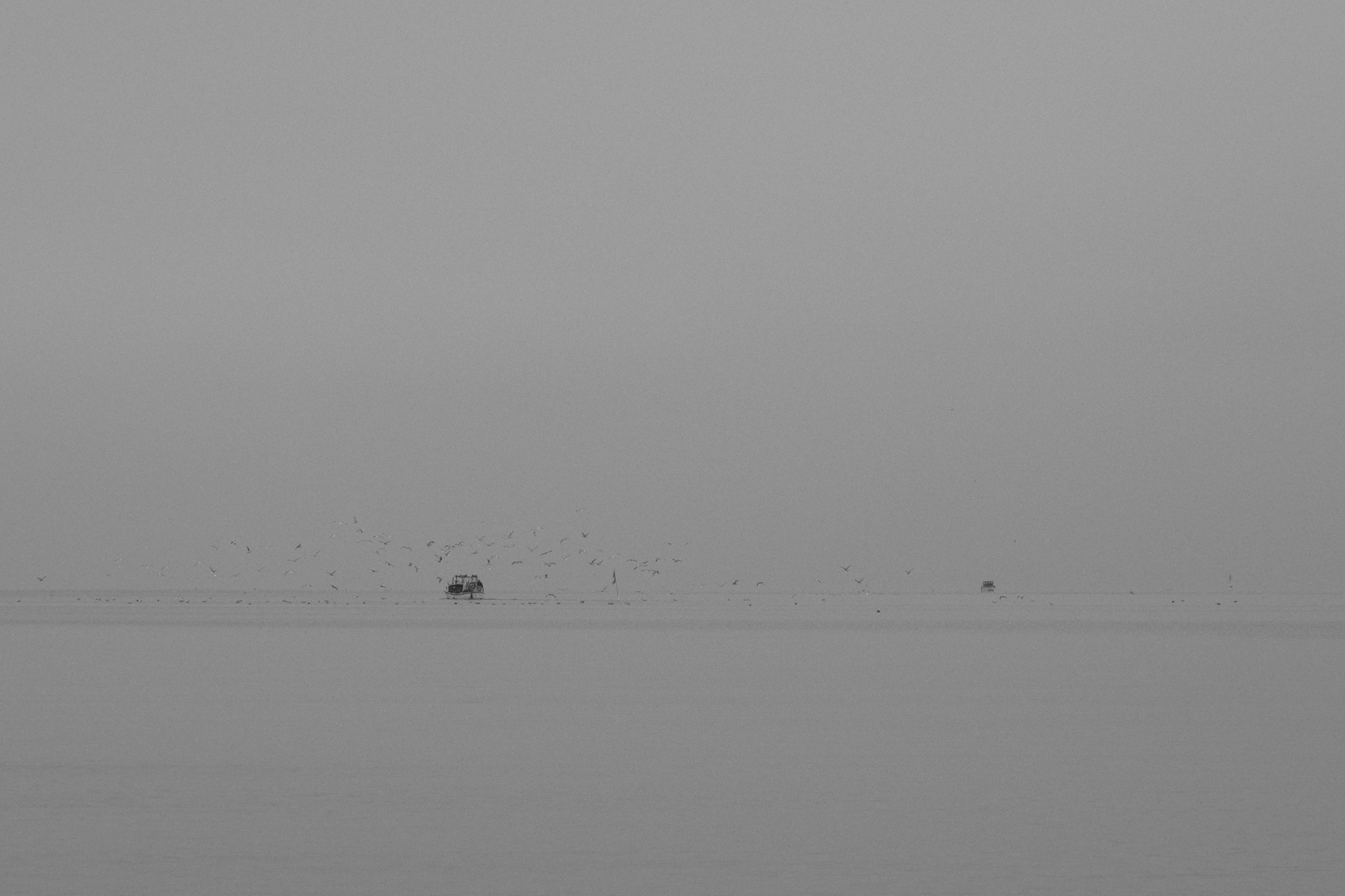 Nebel auf der Eckernförder Bucht