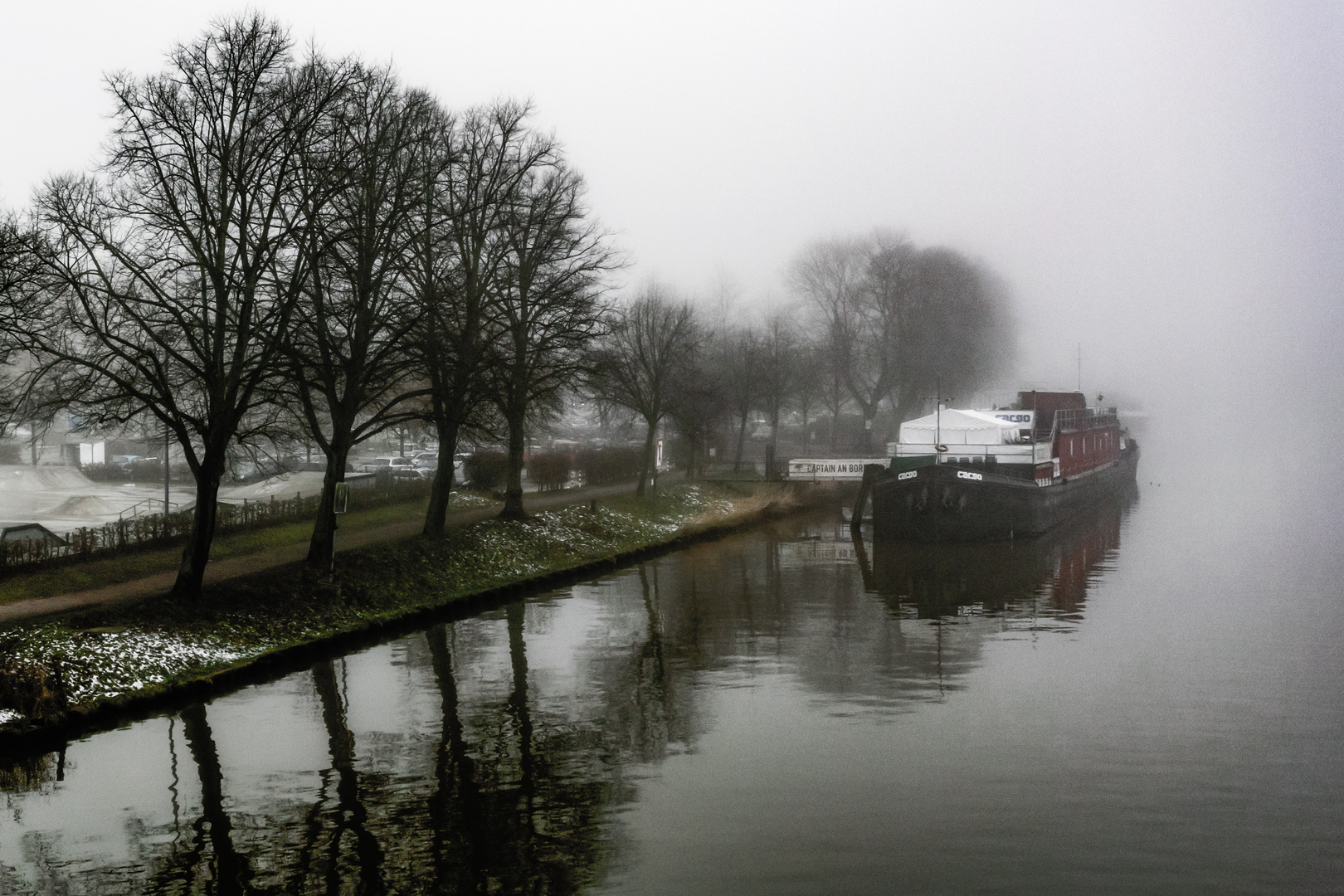 Nebel auf der Kanaltrave 2