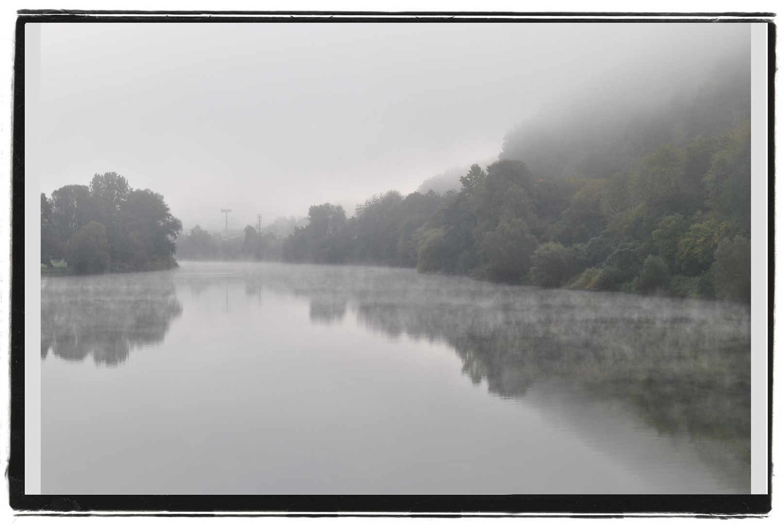 Nebel auf der Mosel