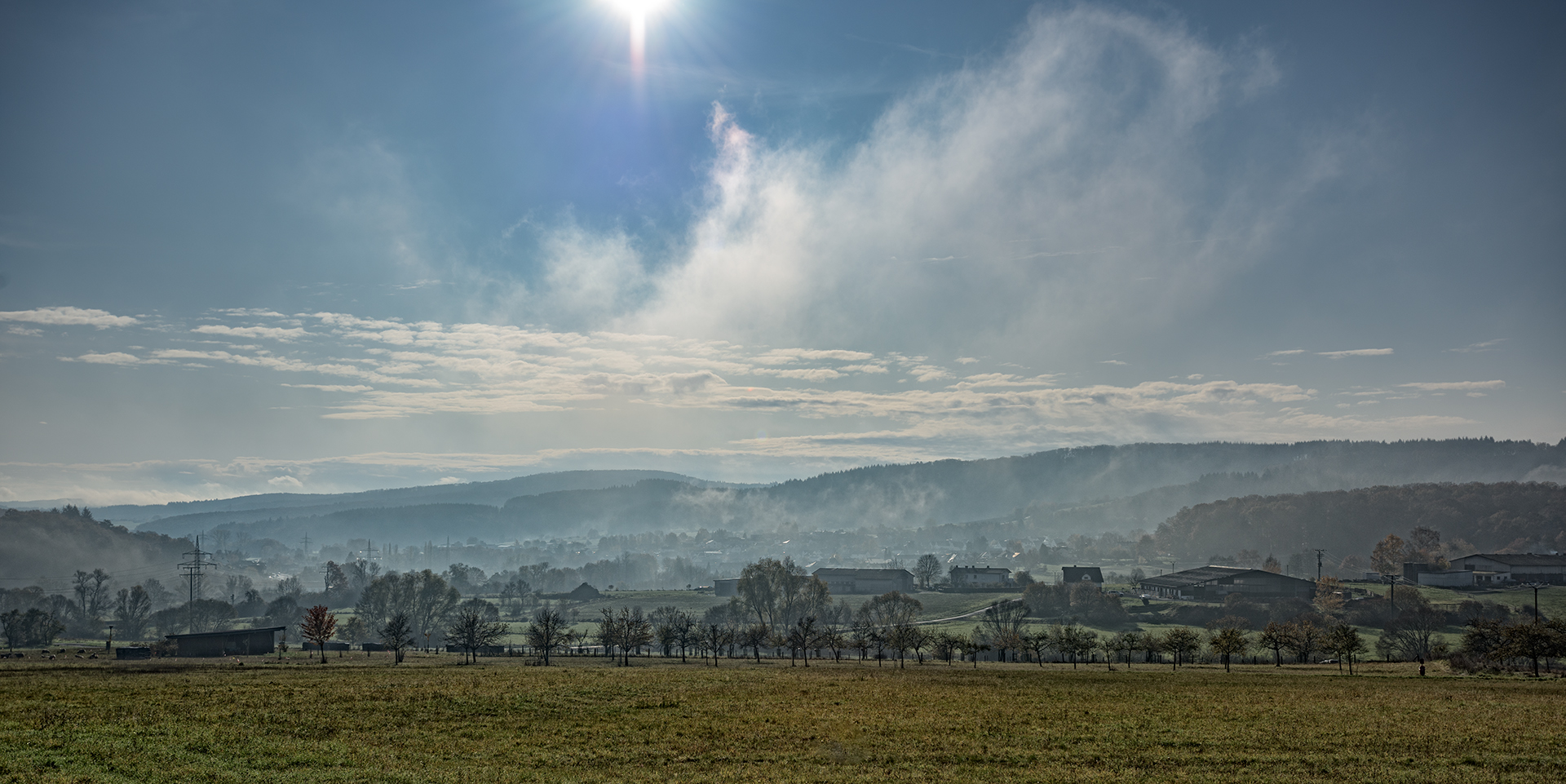 Nebel auf`m Land