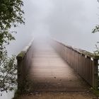 Nebel Aufnahme der Brücke zur Vogelinsel (Die Normale)