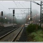 Nebel Bahnhof