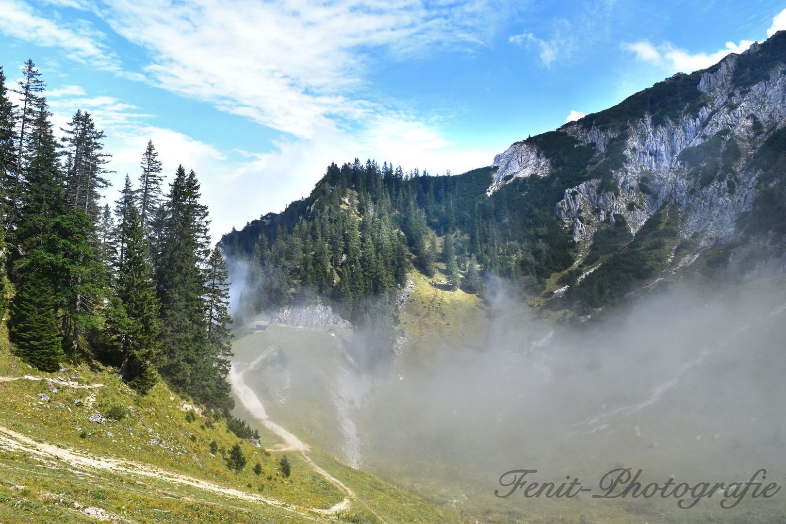 Nebel Berg