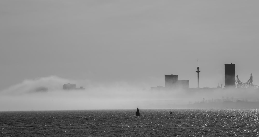 Nebel des Grauens über Sierksdorf