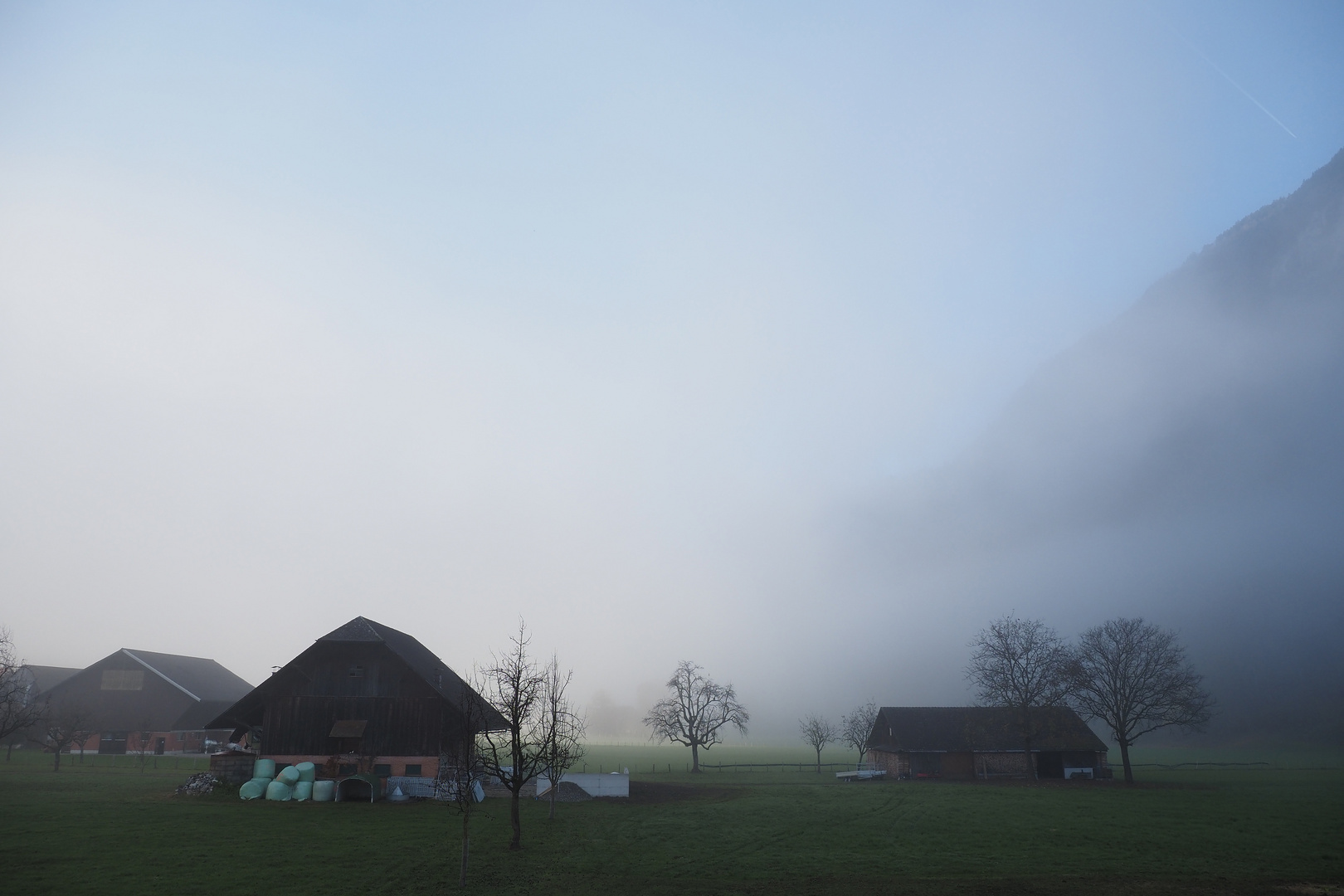 nebel herrscht vor