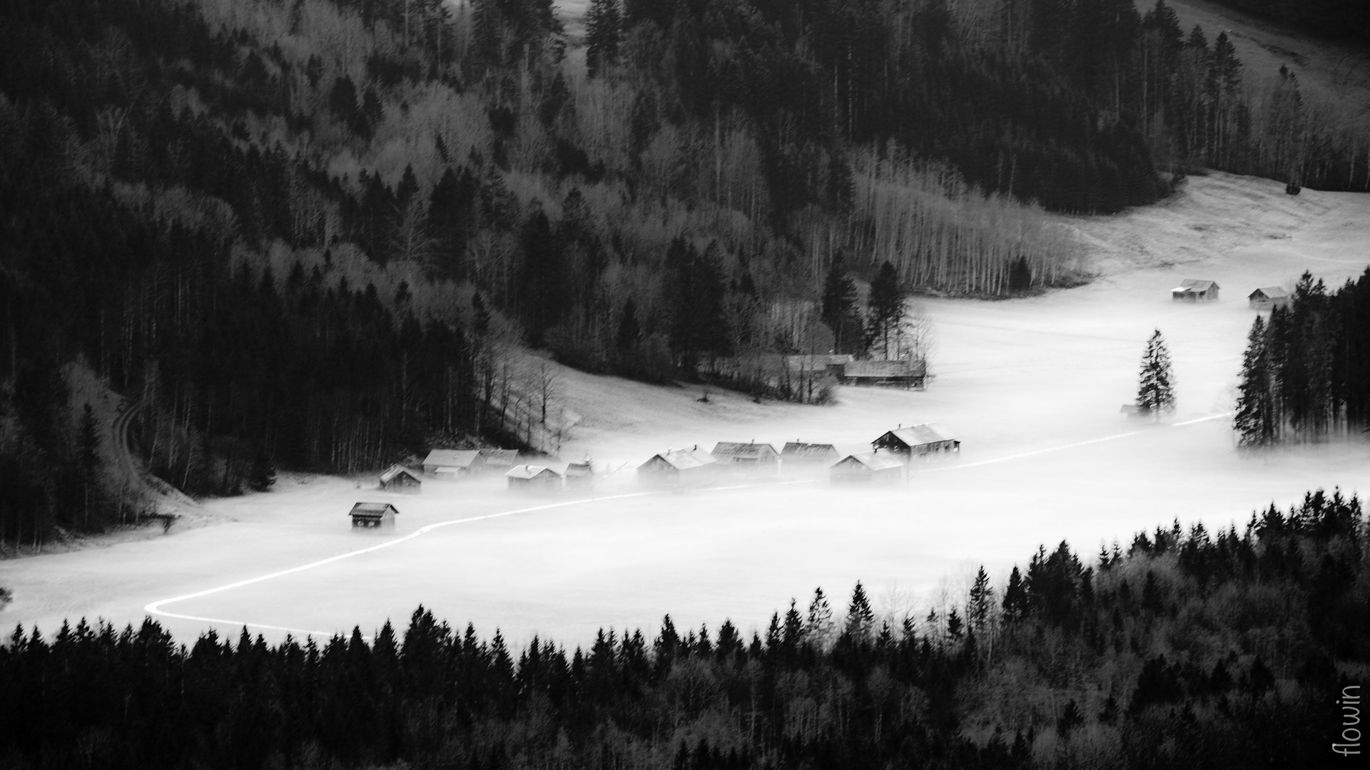 Nebel im Dorf....