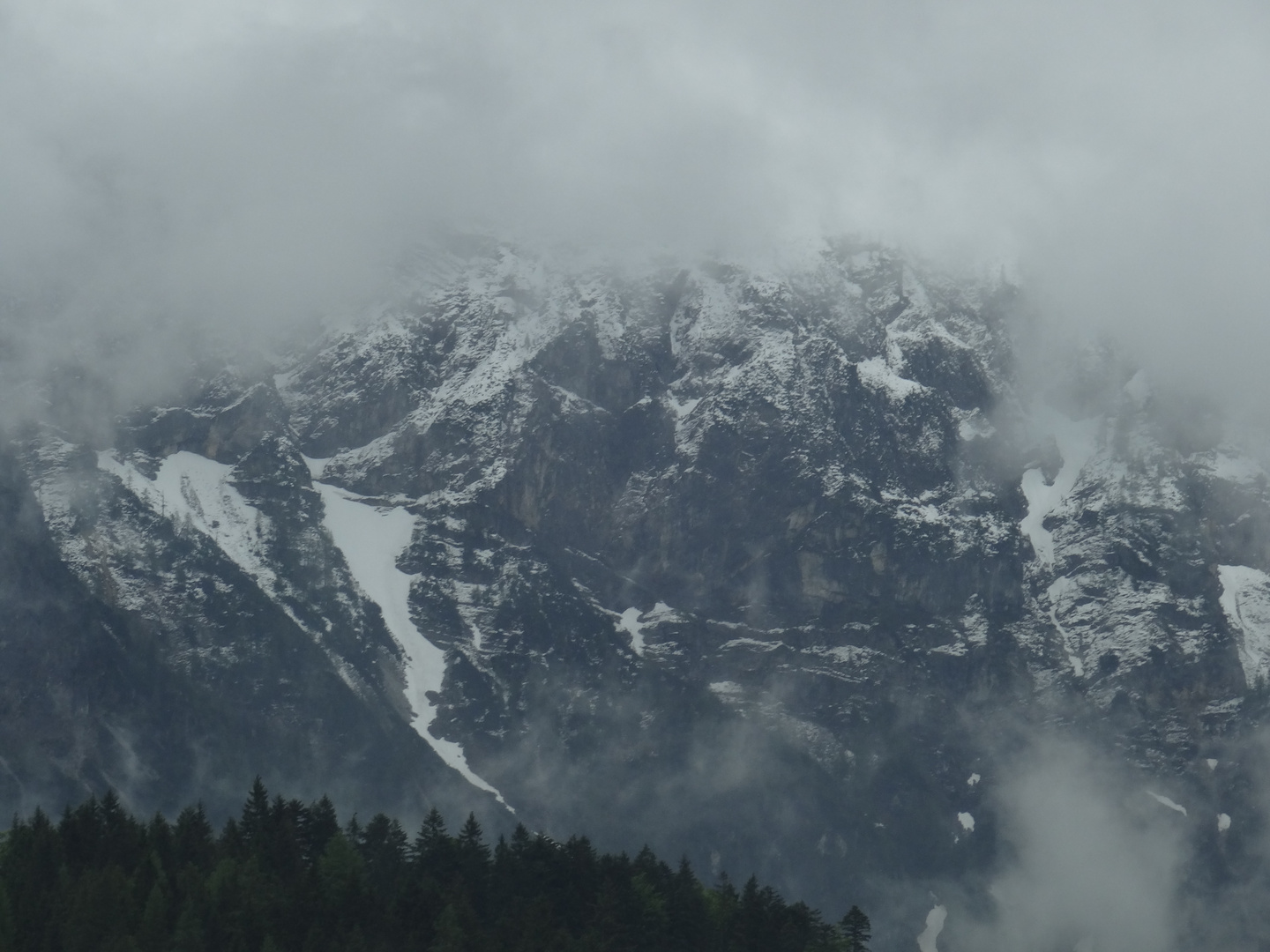 Nebel im Gebirge