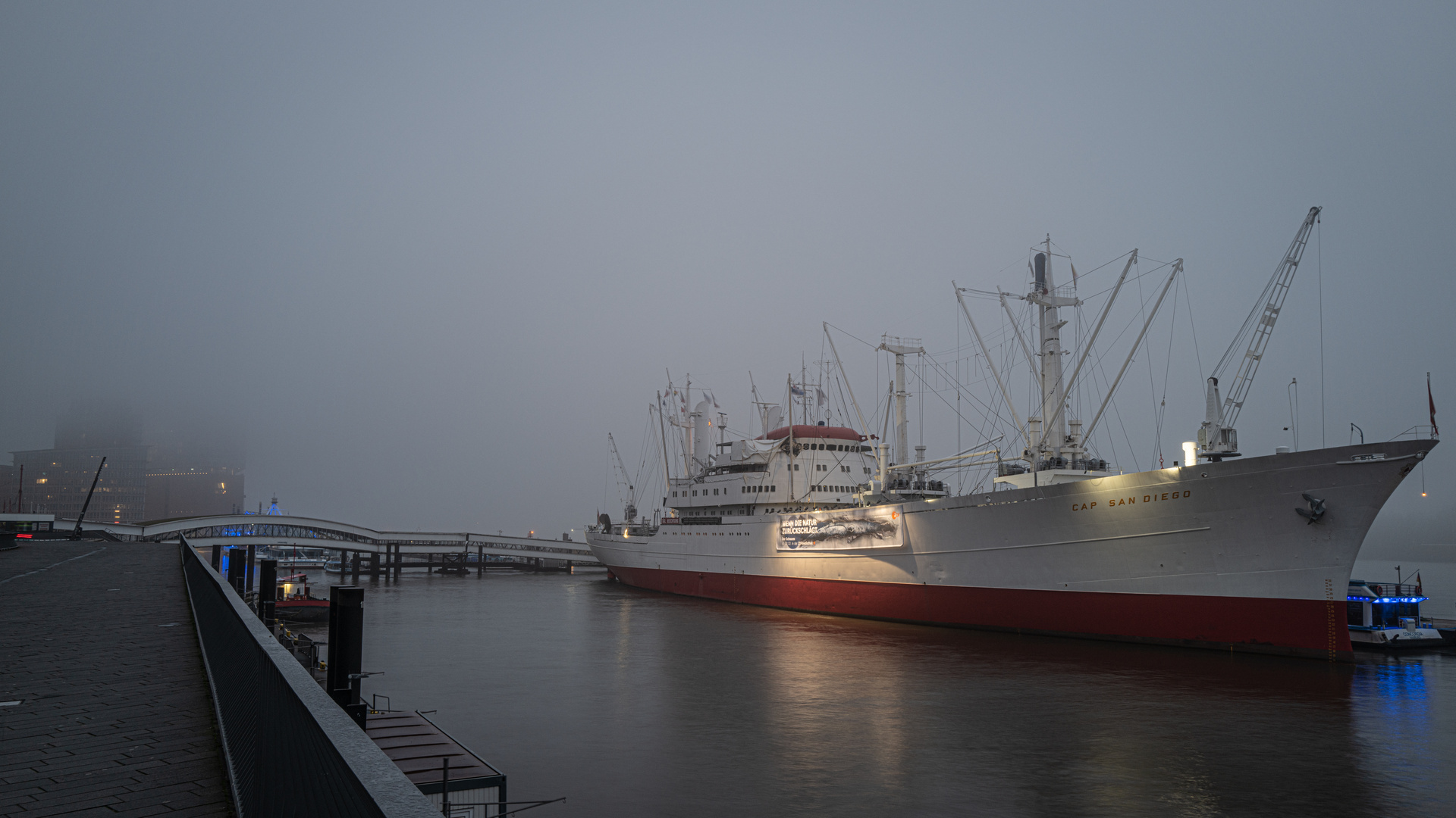 Nebel im Hafen -2