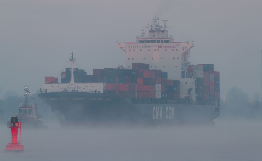 nebel im hafen