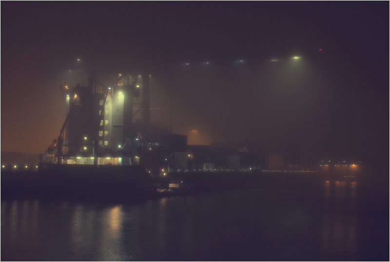 Nebel im Hafen²