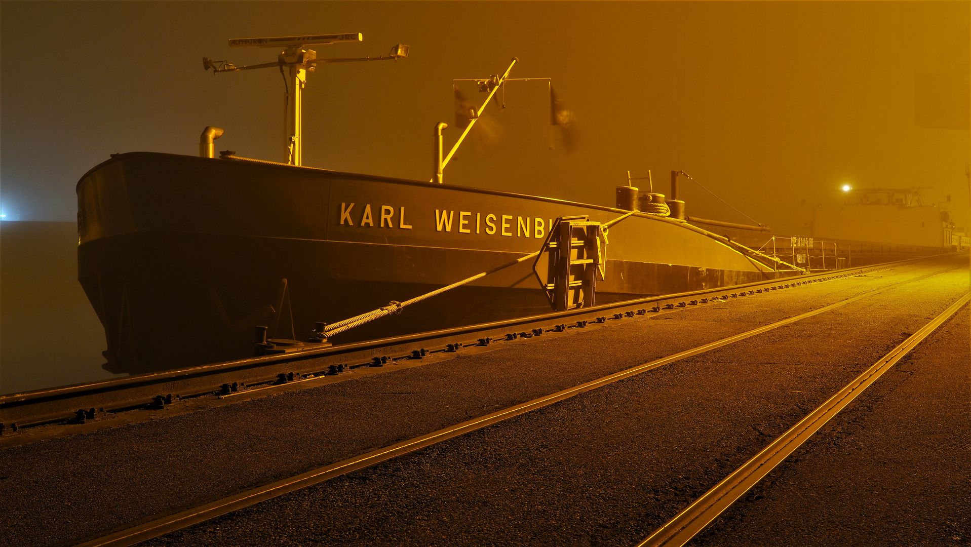 Nebel im Hafen