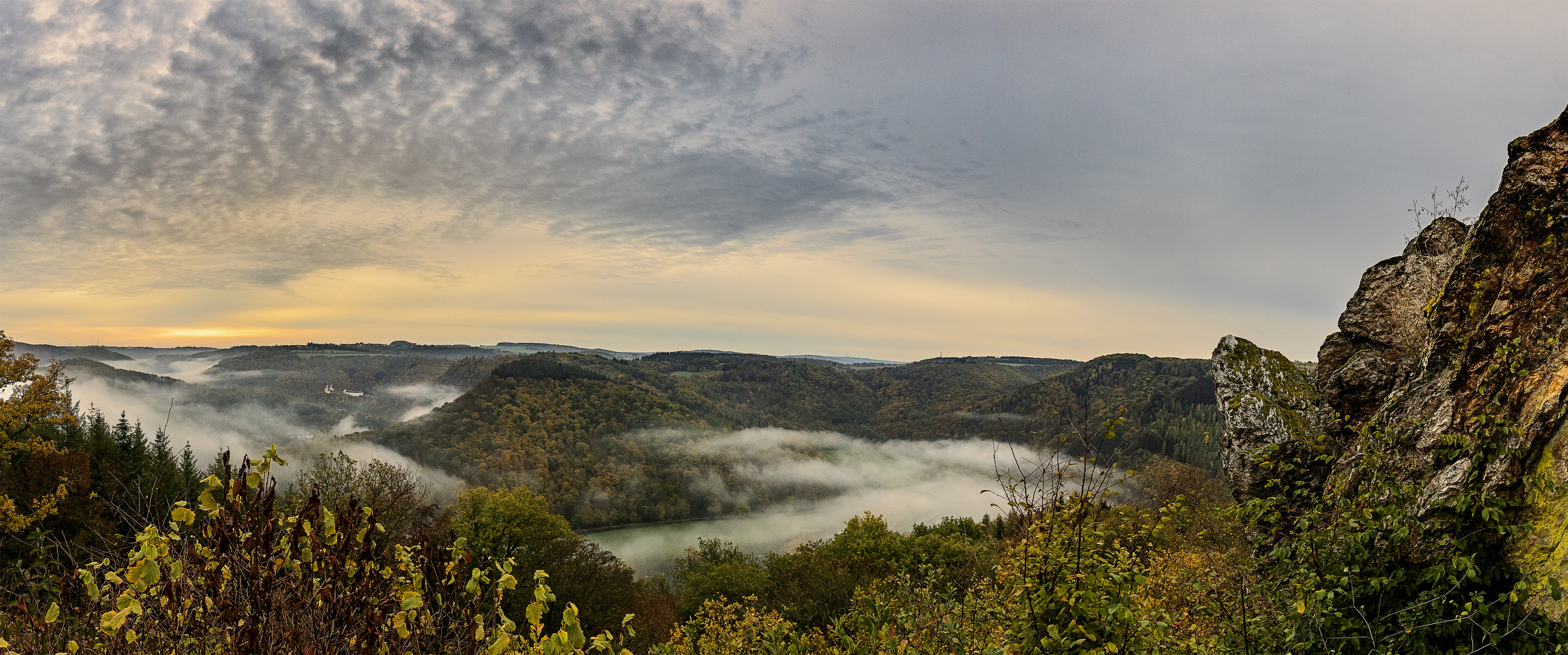 Nebel im Lahntal