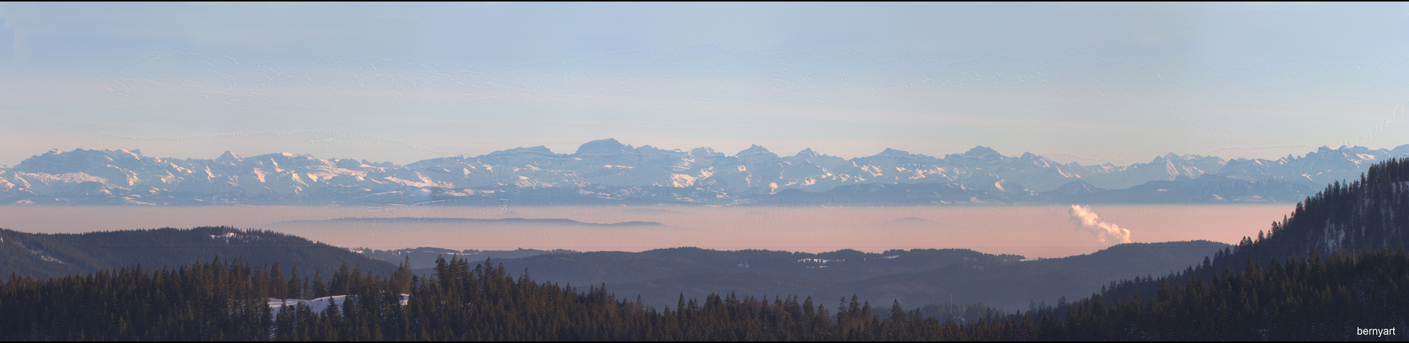 Nebel im Rheintal...