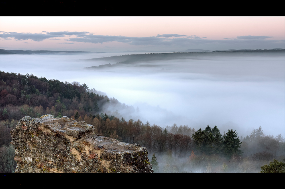 Nebel im Saaletal