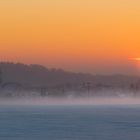 Nebel im Sonnenaufgang