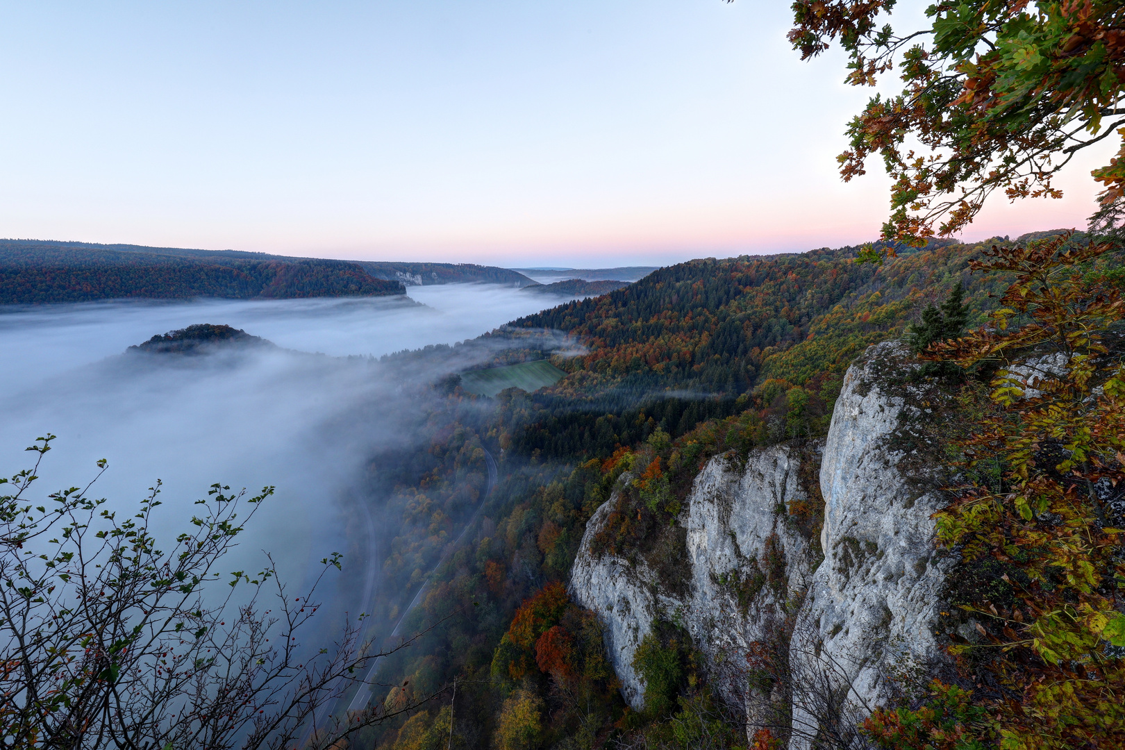 Nebel im Tal.