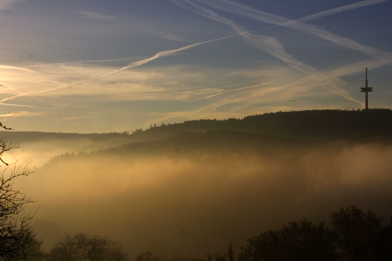 Nebel im Tal der Wupper