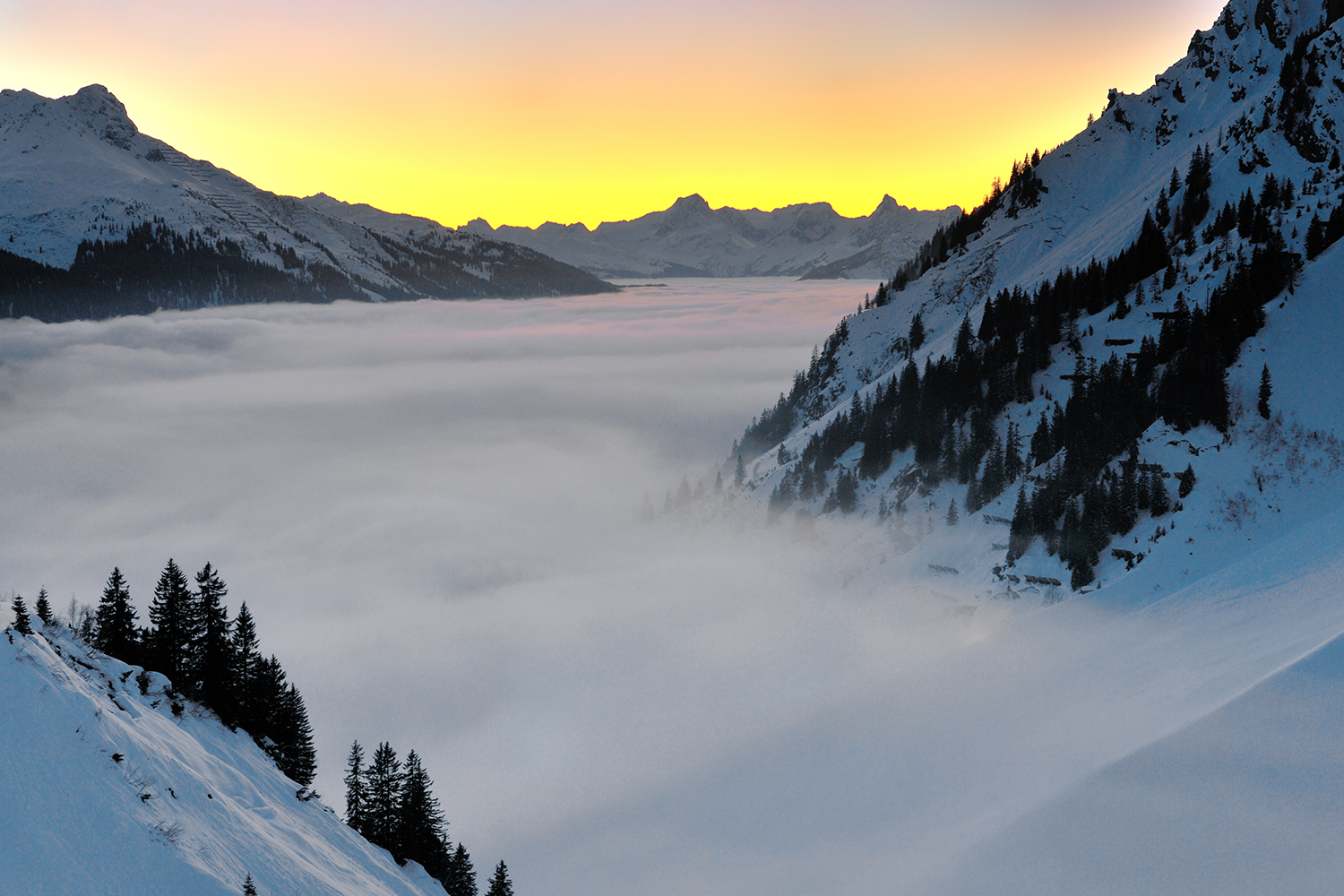 Nebel im Vorarlberg