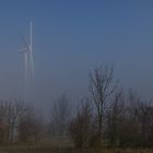 Nebel im Windpark