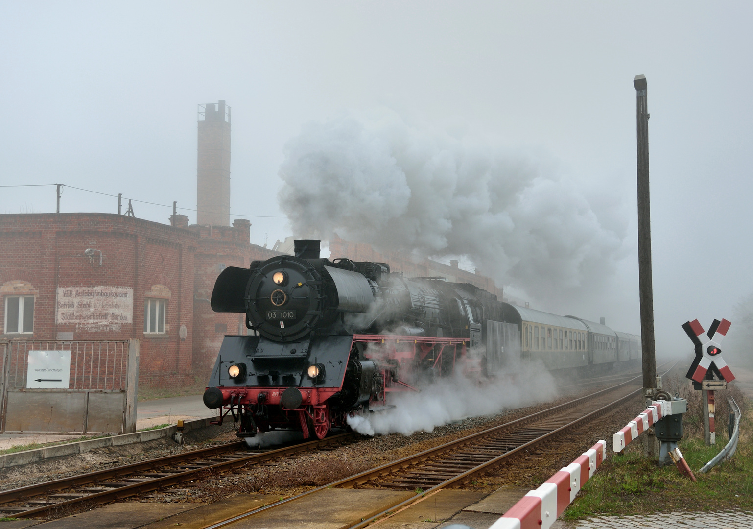 Nebel in Bernburg