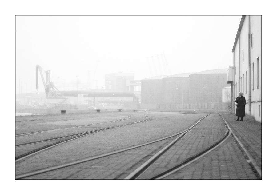 Nebel in Bremerhaven ....