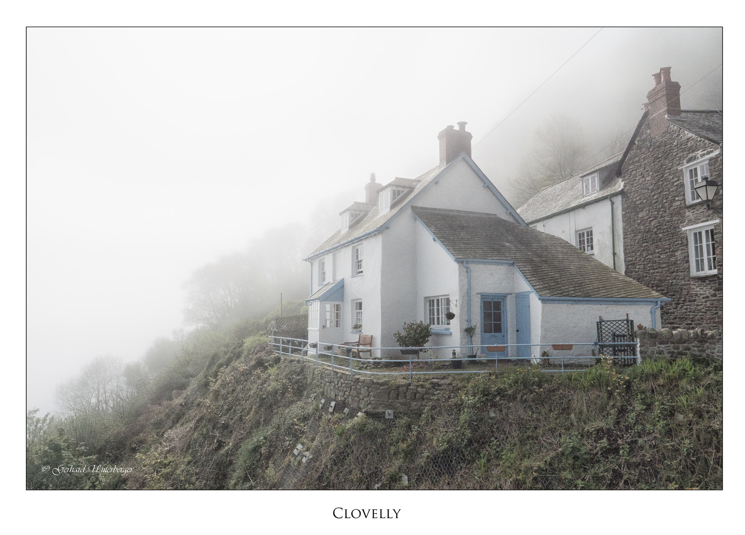 Nebel in Clovelly